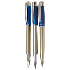 ست سه تایی اسمارت آبی-استیل گیره کروم